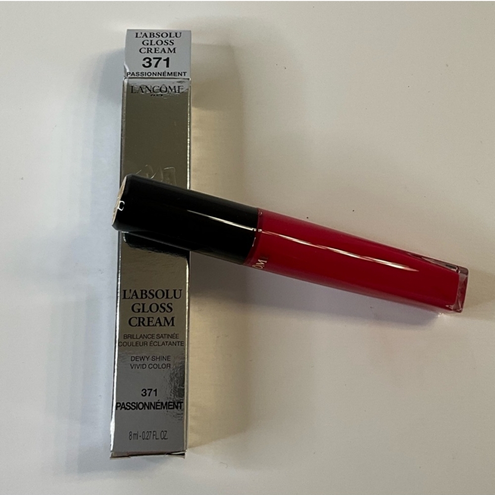 LANCOME L’ABSOLU SATIN SHEEN LIP GLOSS CREAM - 371 PASSIONNEMENT - Picture 7 of 11